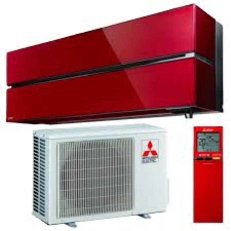 Инверторен климатик Mitsubishi MSZ-LN35VGR – 12 000 BTU, червен