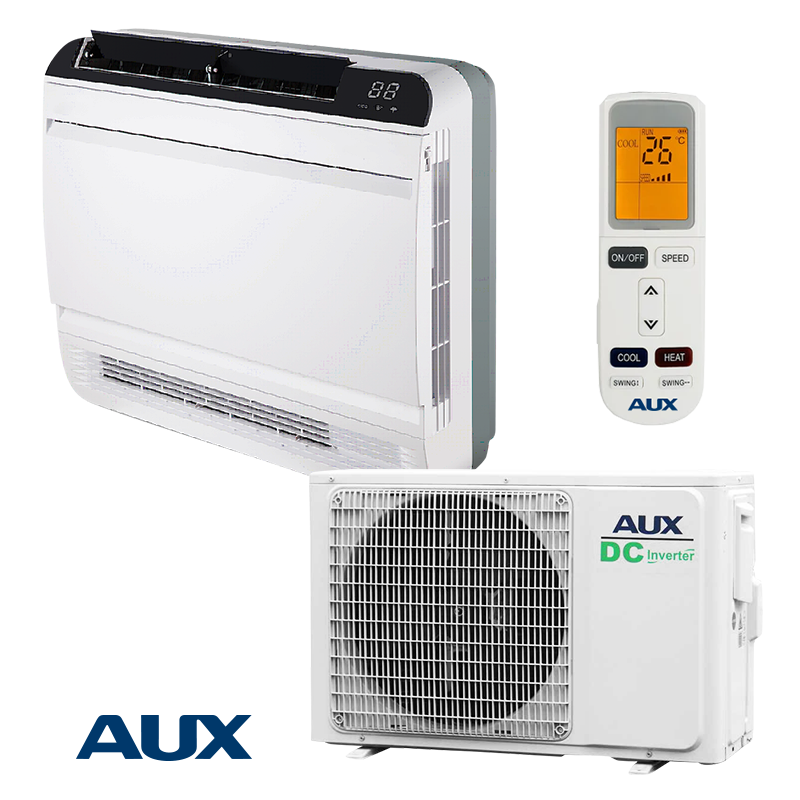 Инверторен климатик AUX AMCO‑H14/4R3A – подово тяло, 14000 BTU, Wi‑Fi, A++/A+